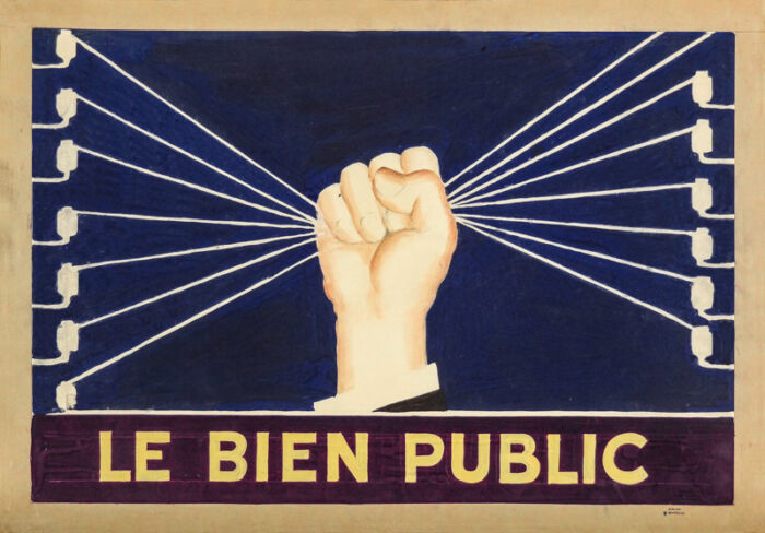 Esquisse publicitaire : Bien Public (Le)