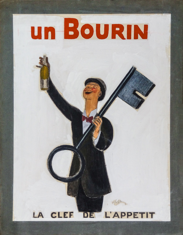 Esquisse publicitaire : Bourin (Un)