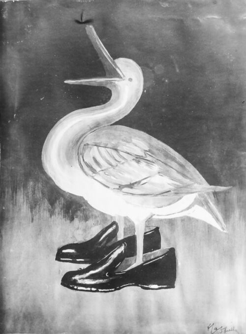 1928 - 1928038E0 : Un canard a les pieds dans une brioche. - Leonetto Cappiello