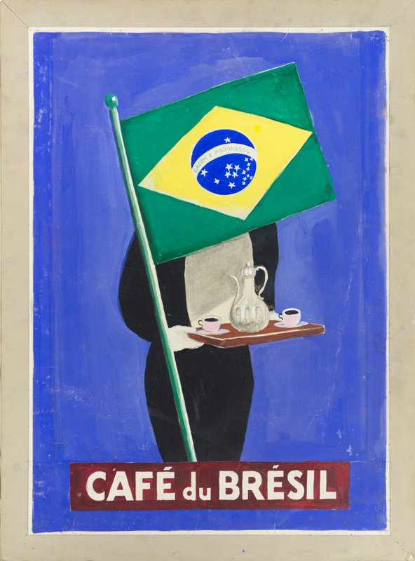 Esquisse publicitaire : Café du Brésil