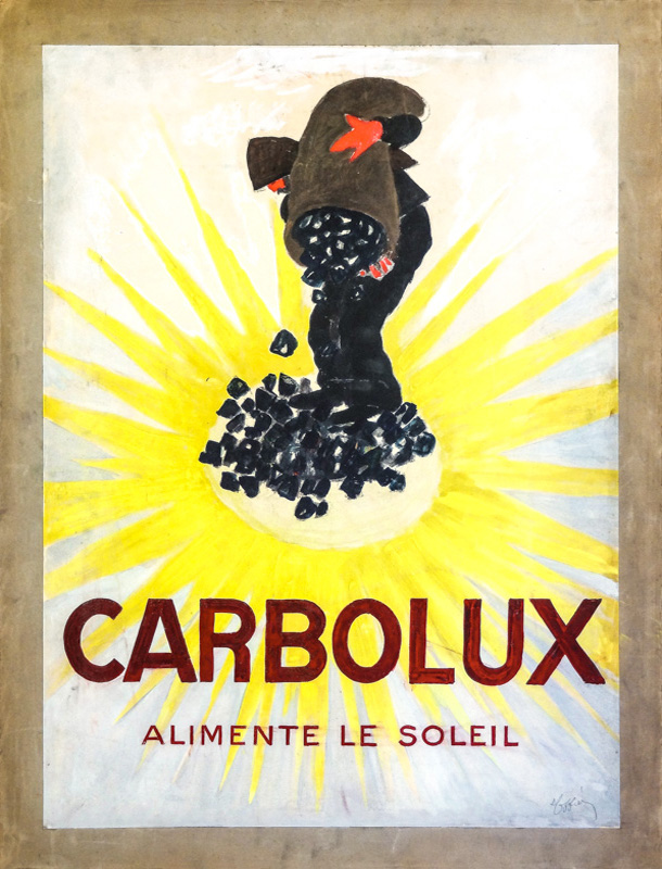 Esquisse publicitaire : Carbolux