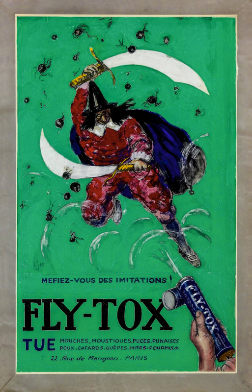 Esquisse publicitaire : Fly-Tox