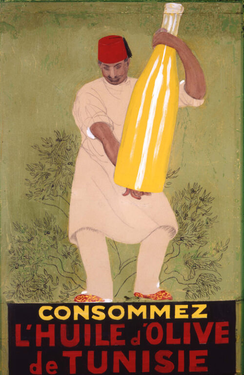 Esquisse publicitaire : Huile d'Olive de Tunisie