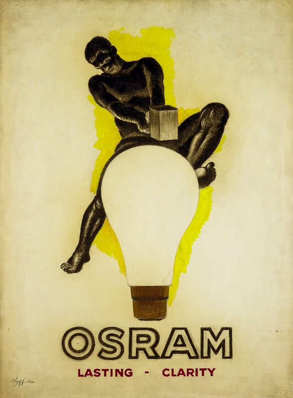 Esquisse publicitaire : Osram