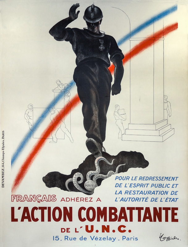 Lithographie publicitaire : Action Combattante (L')