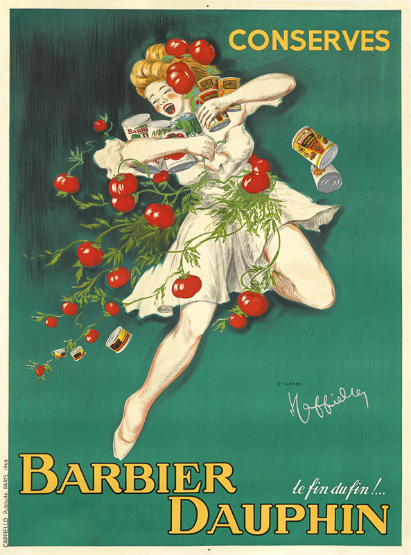 Lithographie publicitaire : Barbier Dauphin