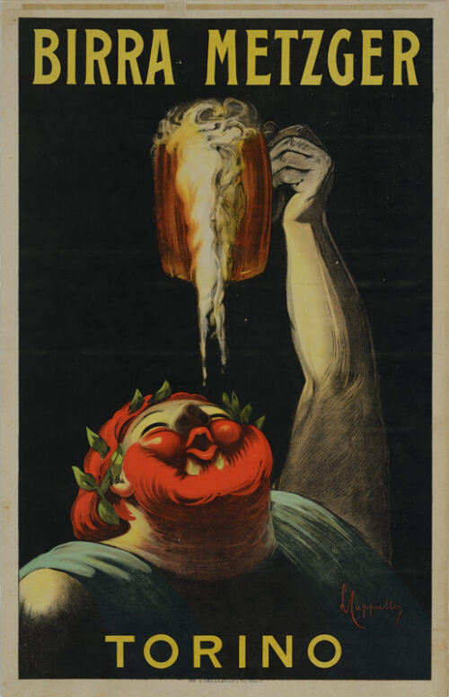 1910. - Gambrinus avec une couronne de laurier