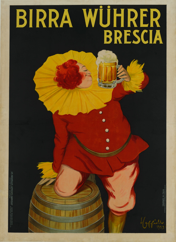 Lithographie publicitaire : Birra Wührer