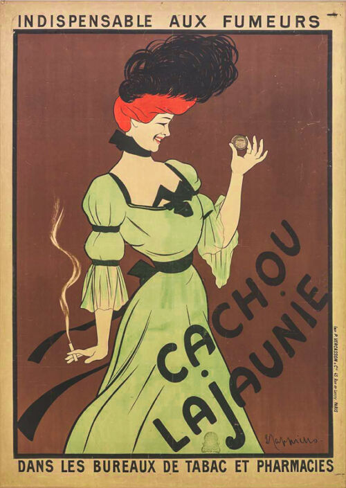 Lithographie publicitaire : Cachou Lajaunie