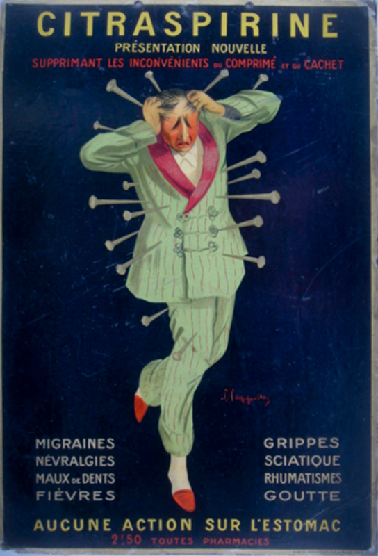 Lithographie publicitaire : Citraspirine / Vicéine