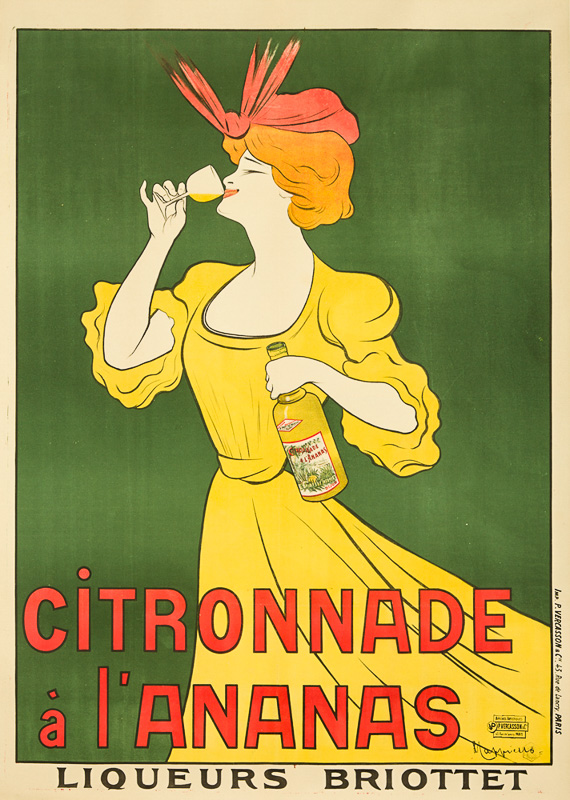 Lithographie publicitaire : Citronnade à l'ananas