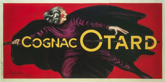 Lithographie publicitaire : Cognac Otard