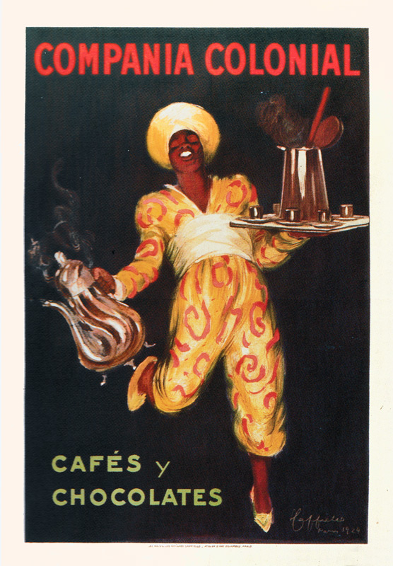 Lithographie publicitaire : Compania Colonial / Cafés y Chocolates