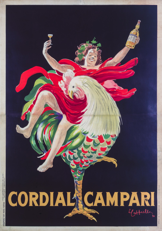 Lithographie publicitaire : Cordial Campari