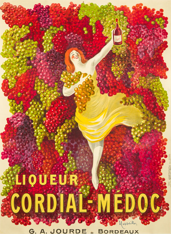 Lithographie publicitaire : Cordial-Médoc