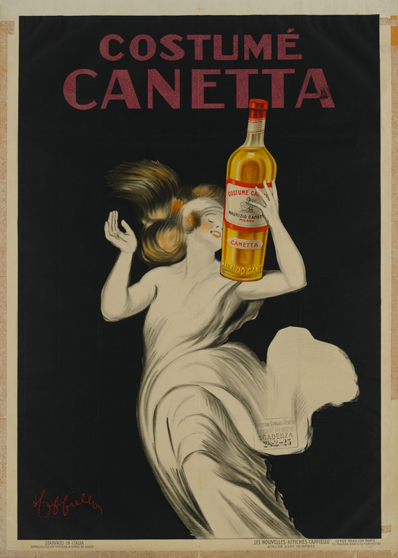 Lithographie publicitaire : Costumé Canetta