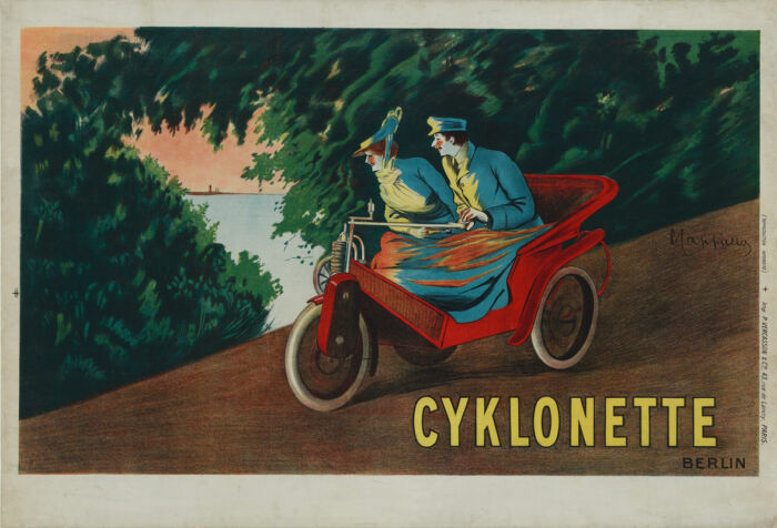 Lithographie publicitaire : Cyklonette