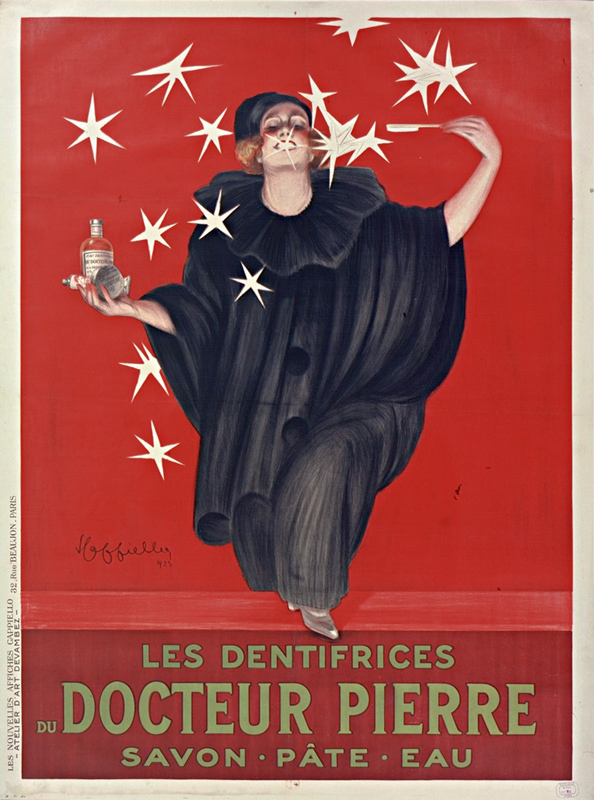 Lithographie publicitaire : Dentifrices du Dr. Pierre