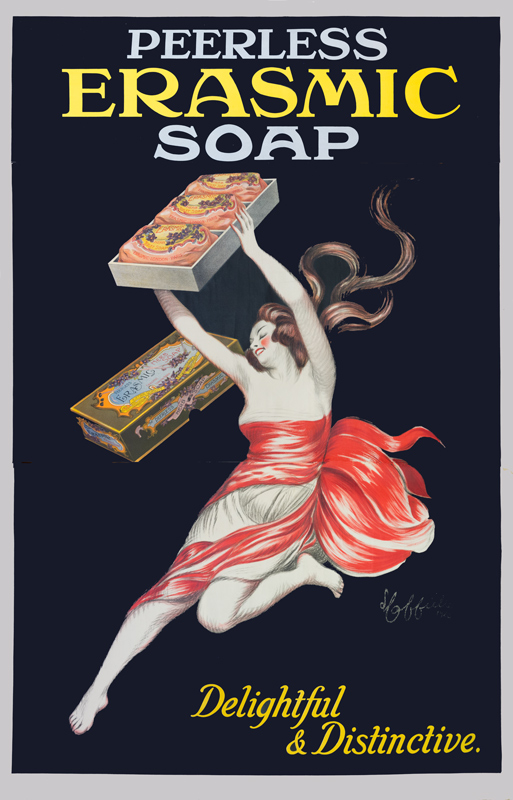 Lithographie publicitaire : Erasmic Soap