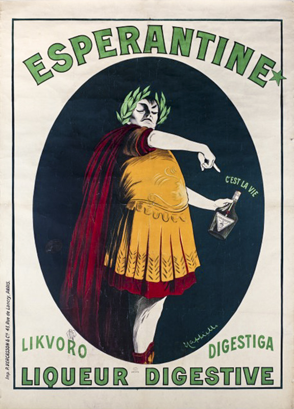 Lithographie publicitaire : Esperantine