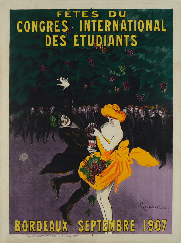 Lithographie publicitaire : Fêtes du Congrès <br />International des Etudiants