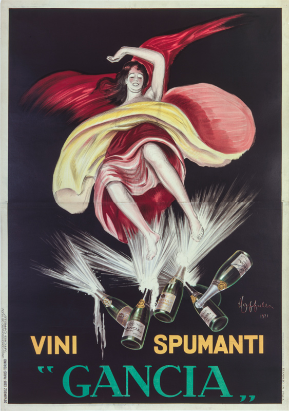 Lithographie publicitaire : Gancia / Vini Spumenti