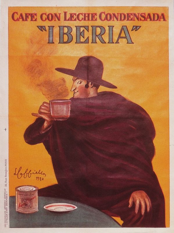 Lithographie publicitaire : Iberia