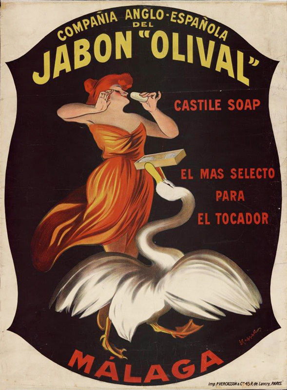 Lithographie publicitaire : Jabon "Olival"