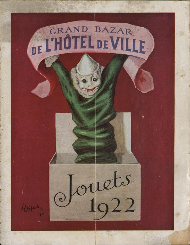 Lithographie publicitaire : Jouets 1922