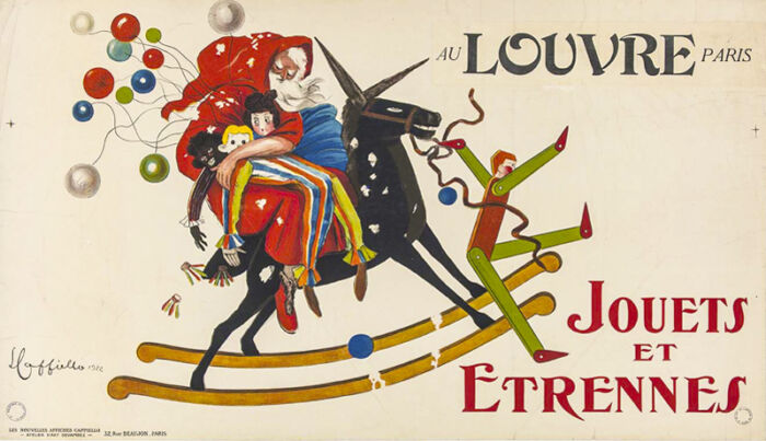 Lithographie publicitaire : Jouets et Etrennes