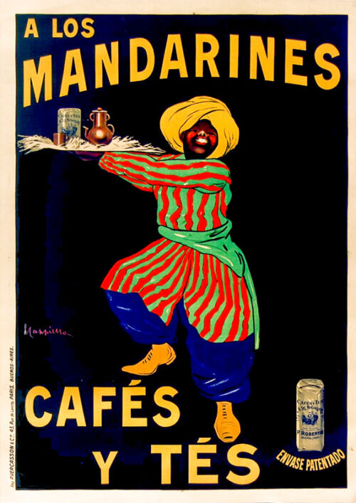 Lithographie publicitaire : Mandarines (A los)