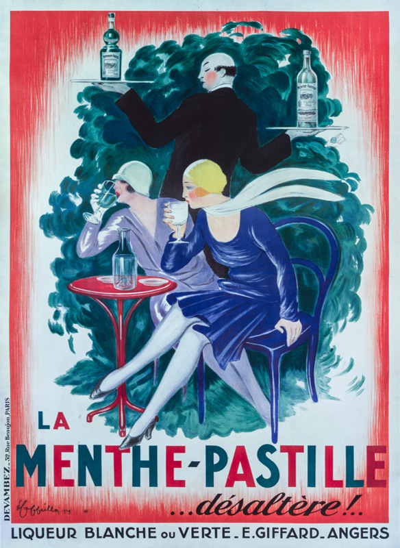 Lithographie publicitaire : Menthe-Pastille