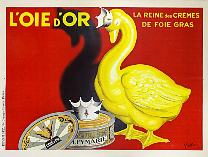 Lithographie publicitaire : Oie d'Or (L')