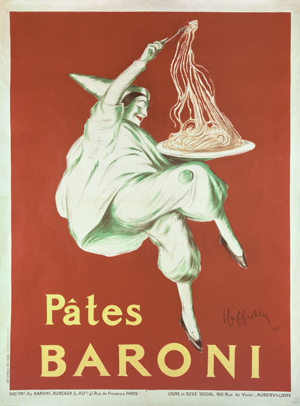 Lithographie publicitaire : Pâtes Baroni