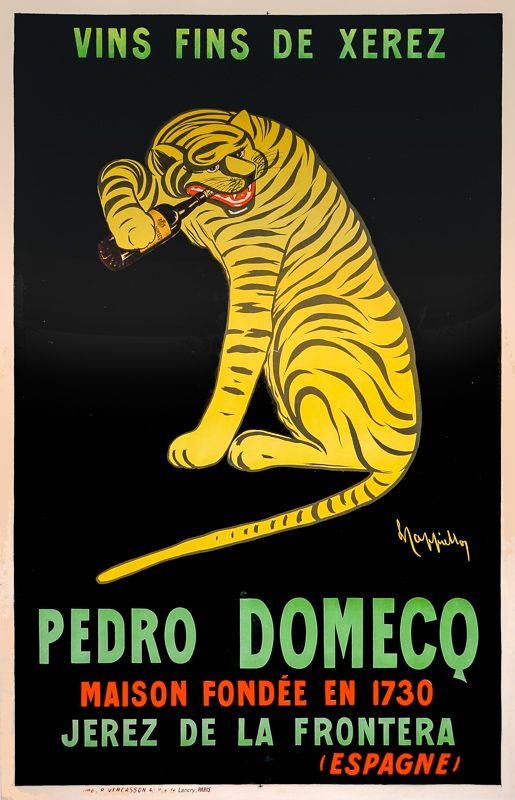 Lithographie publicitaire : Pedro Domecq