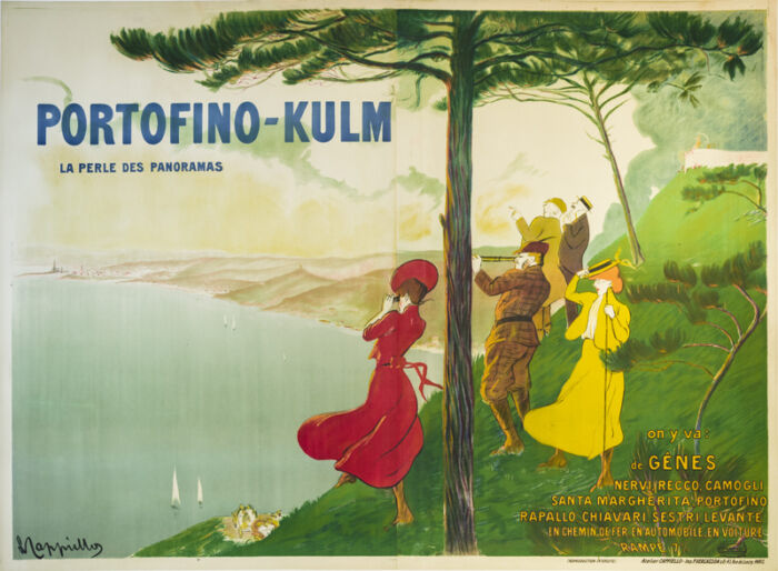 Lithographie publicitaire : Portofino-Kulm