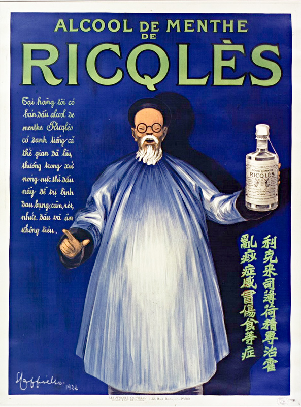 Lithographie publicitaire : Ricqlès