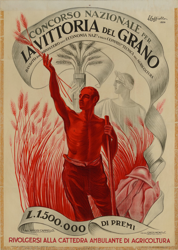 Lithographie publicitaire : Vittoria del Grano (La)