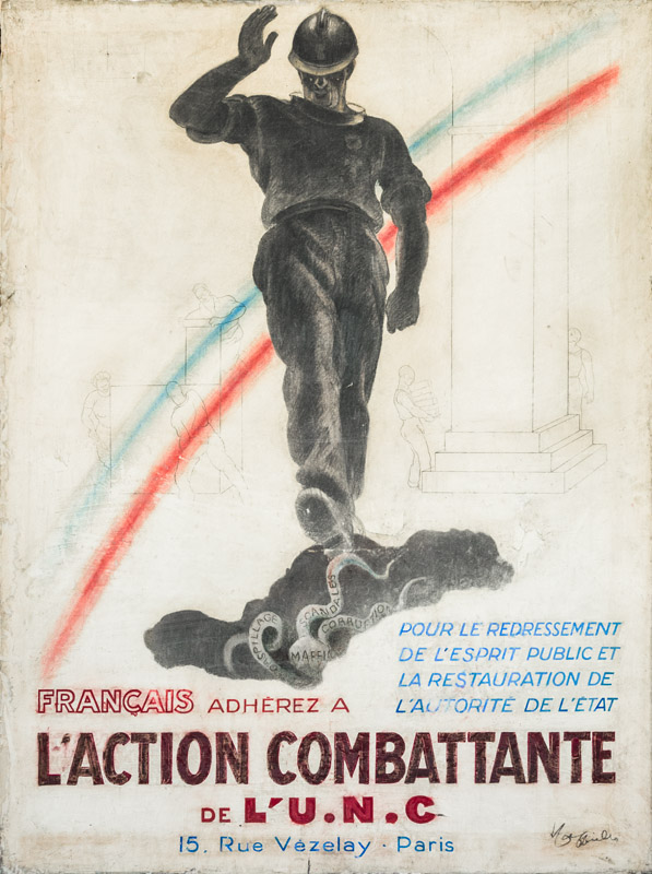 Maquette publicitaire : Action Combattante (L')