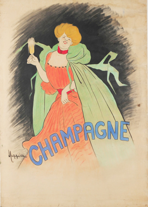 Maquette publicitaire : Champagne