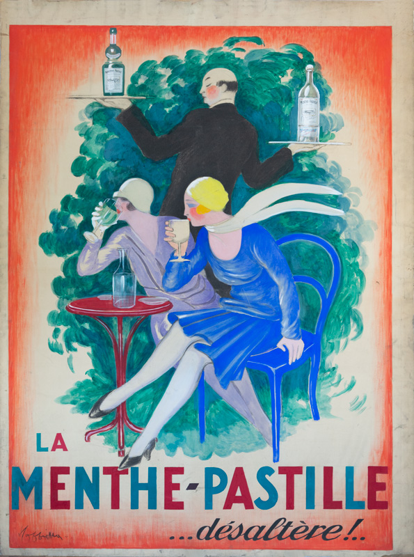 Maquette publicitaire : Menthe-Pastille