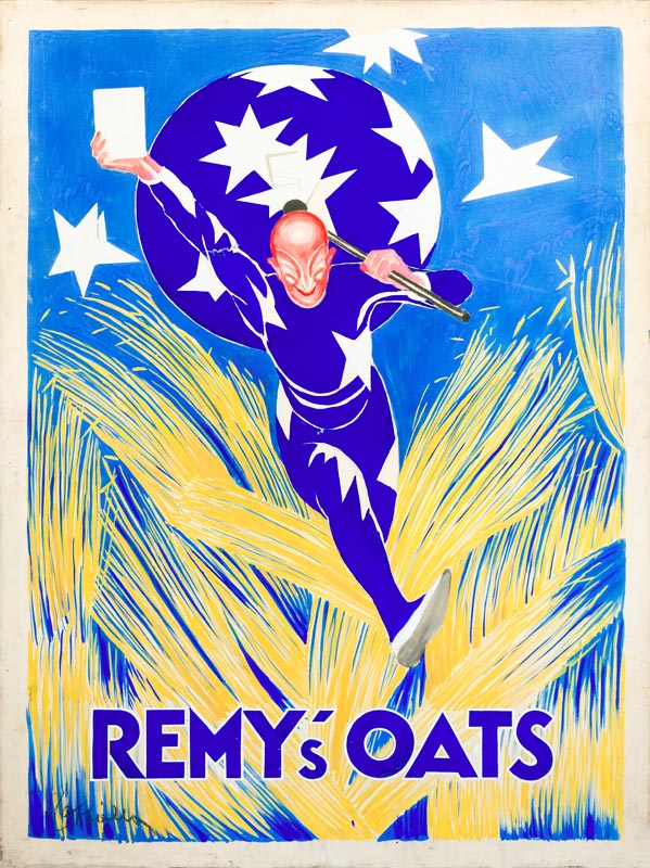 Maquette publicitaire : Remy's Oats