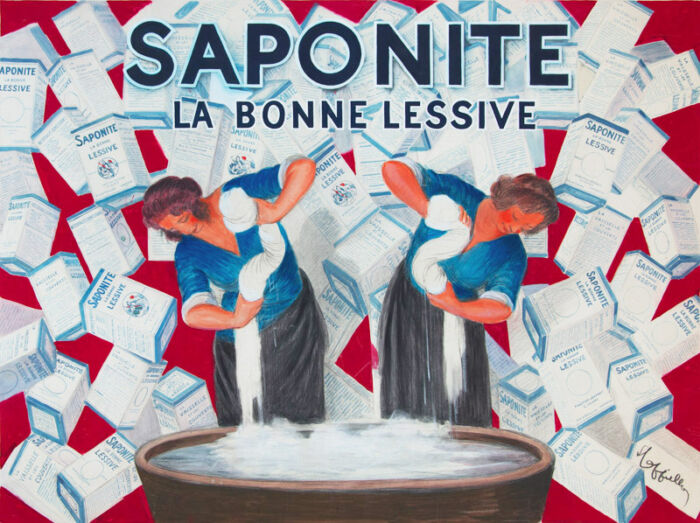 Maquette publicitaire : Saponite