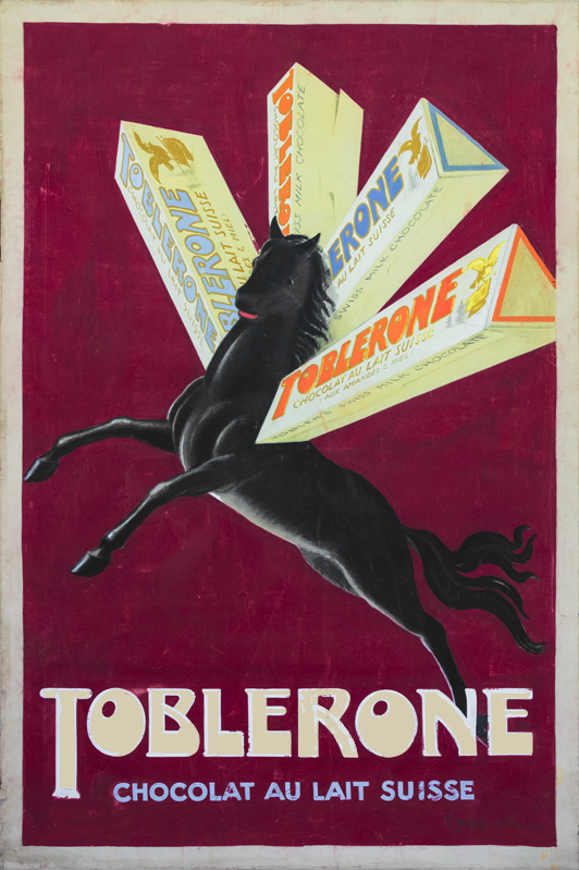 Maquette publicitaire : Toblerone