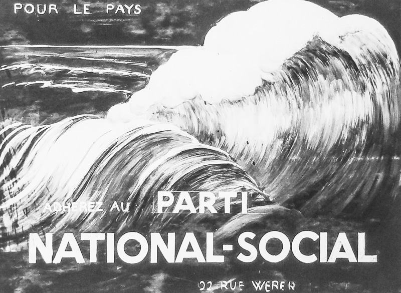 Photo d'esquisse publicitaire : Parti National Social