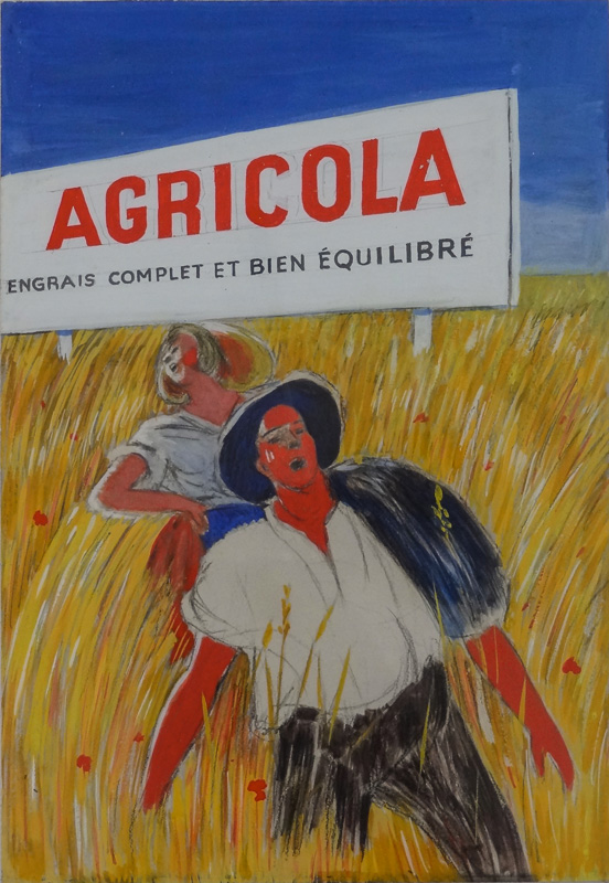 Photo peinte publicitaire : Agricola