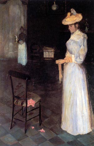Femme dans un intérieur (1891) Museo Civico Govanni Fattori – Livorno