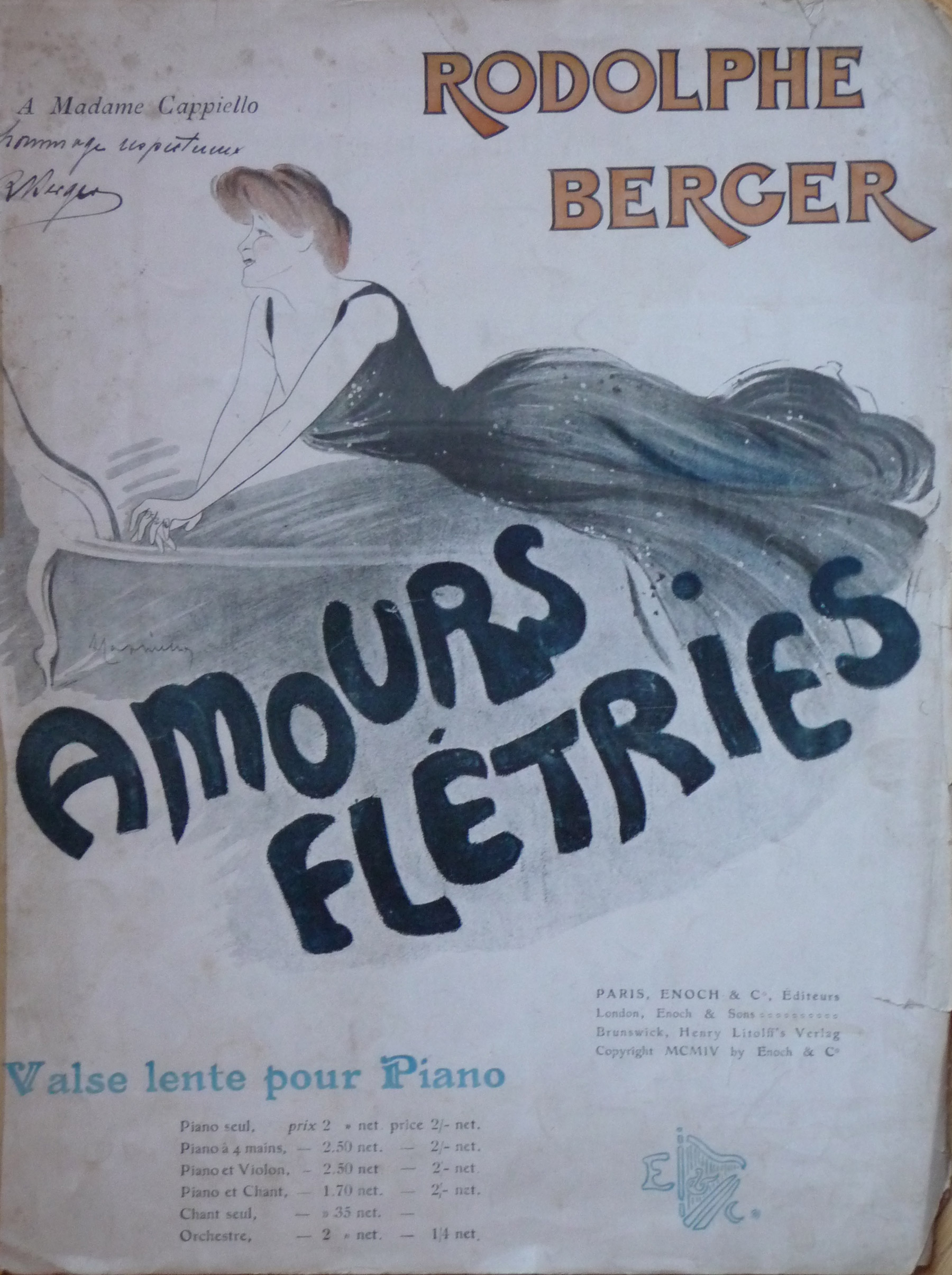 Couverture d'Amours Flétries